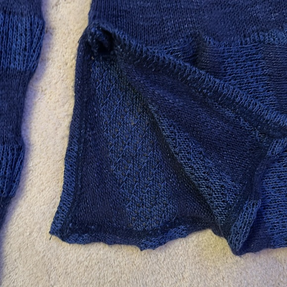 Splendid V Neck Cardigan with peplum hem - Picture 4 of 5